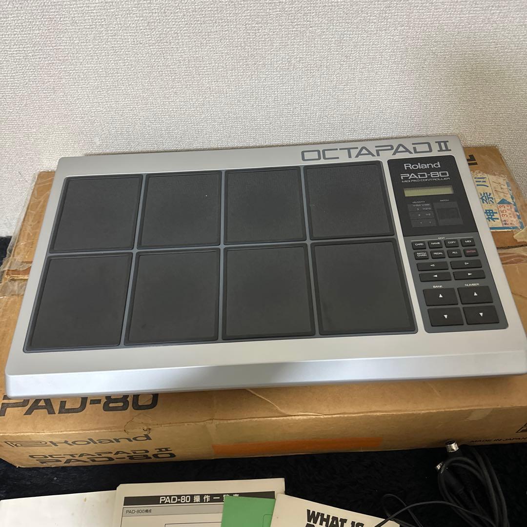激レア Roland PAD-80 元箱付き MIDIコントローラー