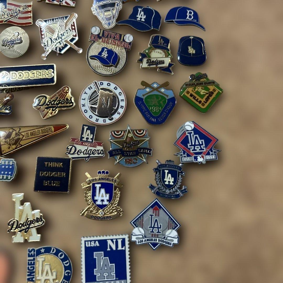 LA ロサンゼルス・ドジャース、野球 ピンバッジ色々☆ まとめ売り☆83個