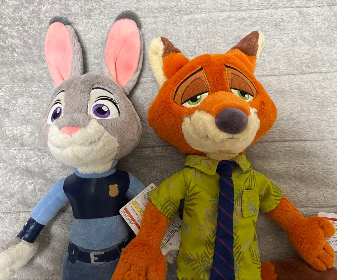 m*.様 ディズニー ズートピア ニック ジュディぬいぐるみ