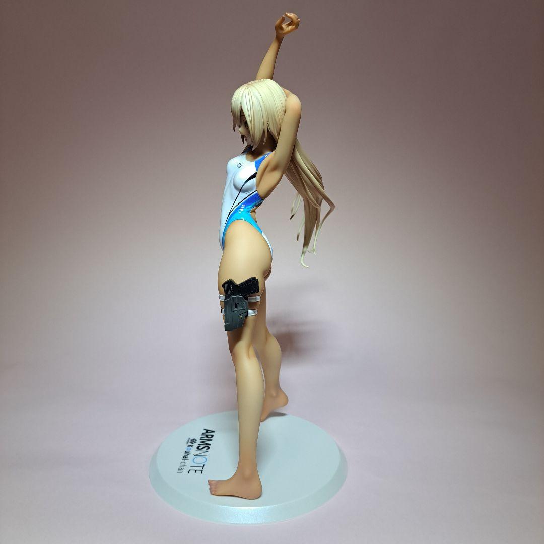 AMAKUNI 水泳部のコウハイちゃん 青色ラインの水着Ver.