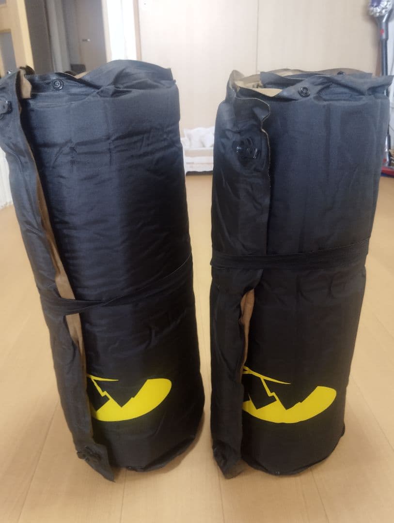 Bears Rock 自動膨張式マット ブラウン✕ブラック2点セット♪