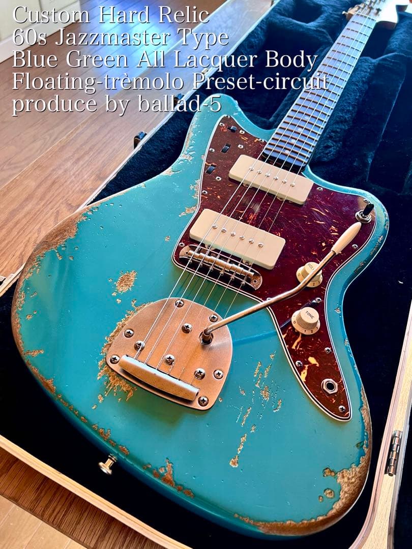 ハードレリック 60sジャズマスタータイプ/ホンマホ オールラッカーボディ