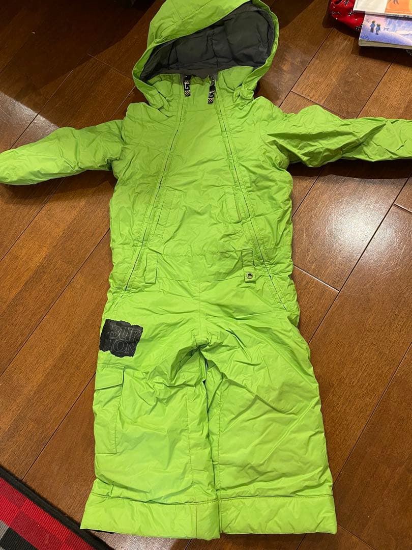 BURTON ベビー用スノーボードウェア ライムグリーン