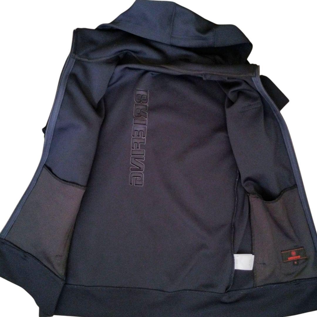 ブリーフィング BRIEFING ゴルフ パーカー M 黒 防風 3D 薄手