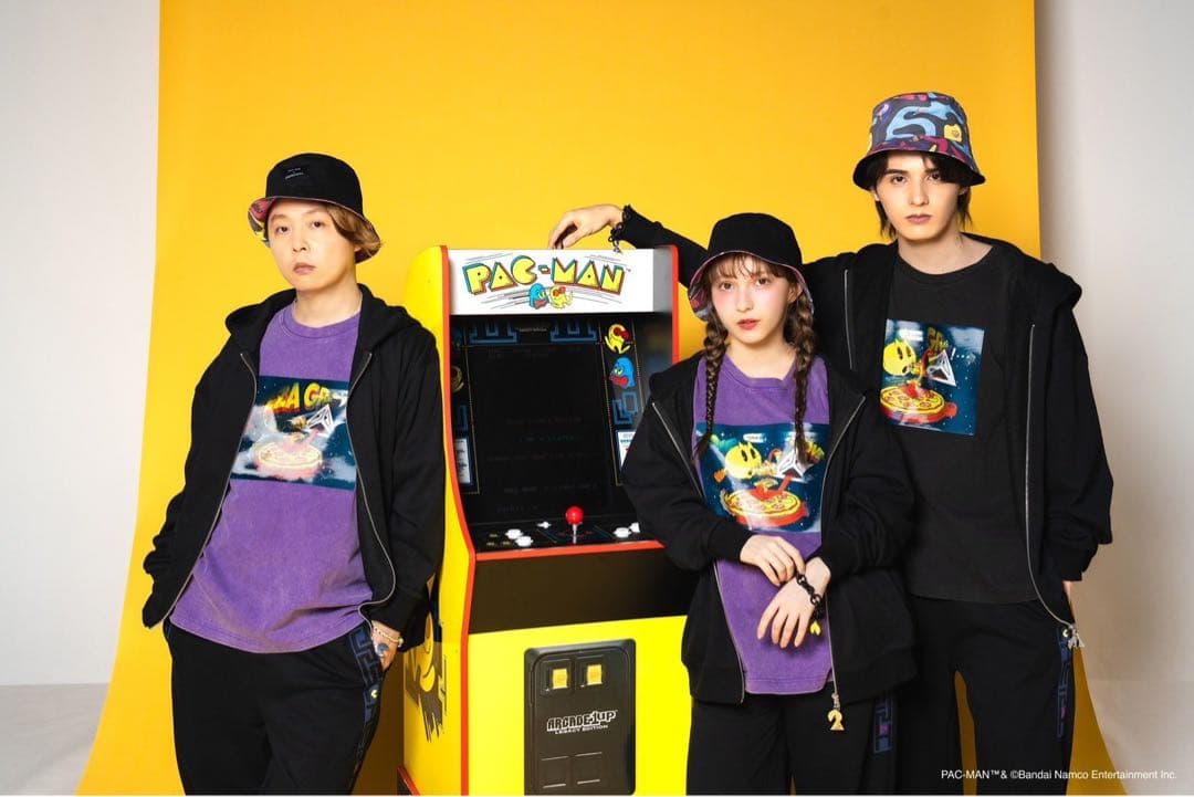 .ENDRECHERI.×PAC-MAN BITE ZIP HOODIE /M