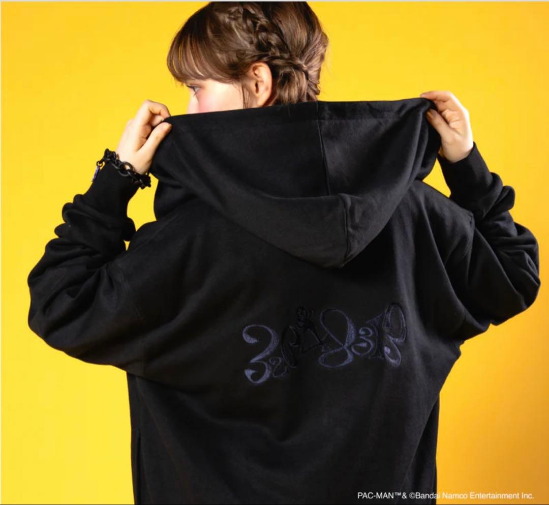 .ENDRECHERI.×PAC-MAN BITE ZIP HOODIE /M