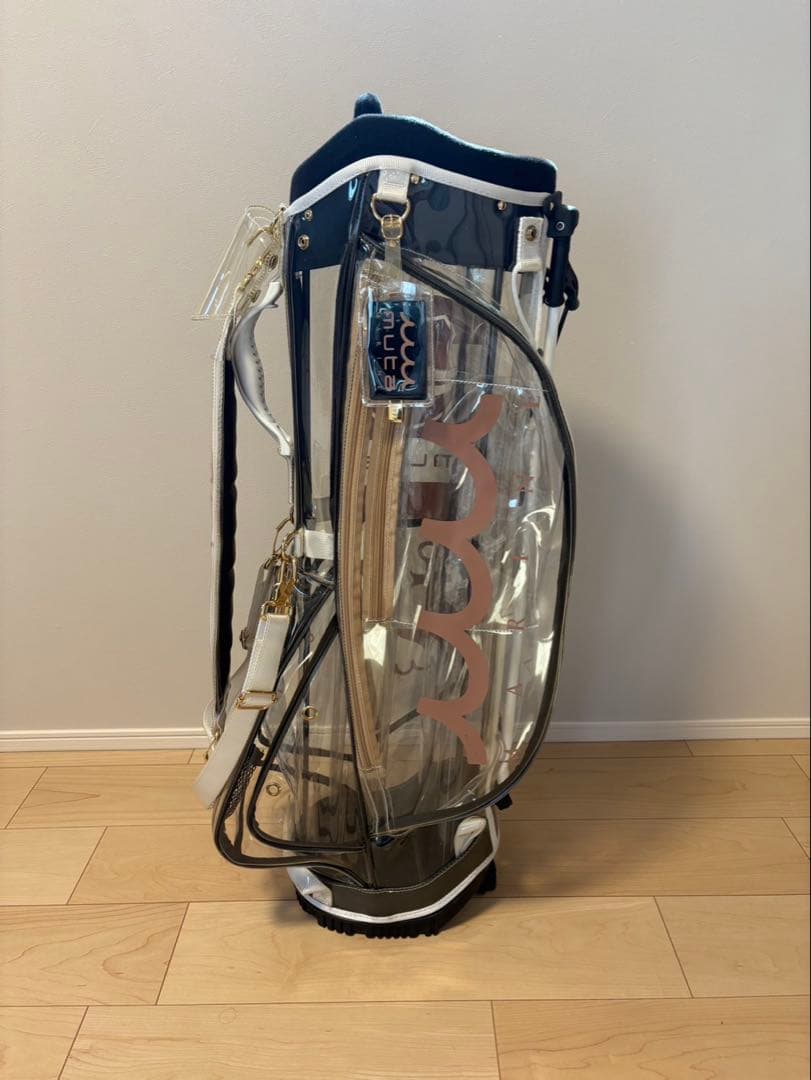 muta ゴルフバッグ・キャディバッグ クリア/ホワイト/ネイビー