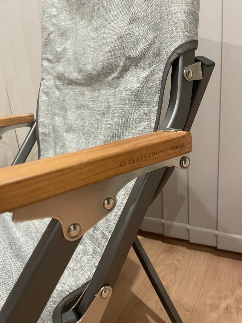  peak 65周年 ローチェア 30 メランジグレー　1脚　美品