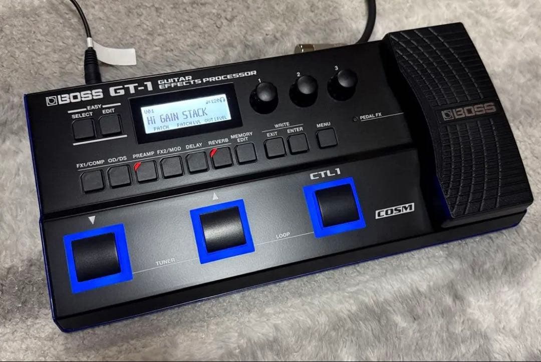 美品　BOSS GT-1 ギターマルチエフェクター&GT-1の教科書