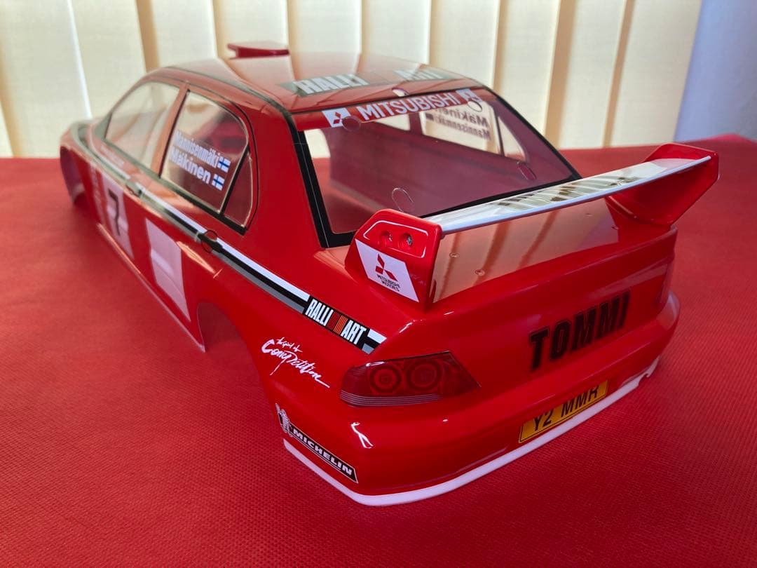 タミヤ　ラジコン　三菱　ランサーエボリューション7 WRC ボディ