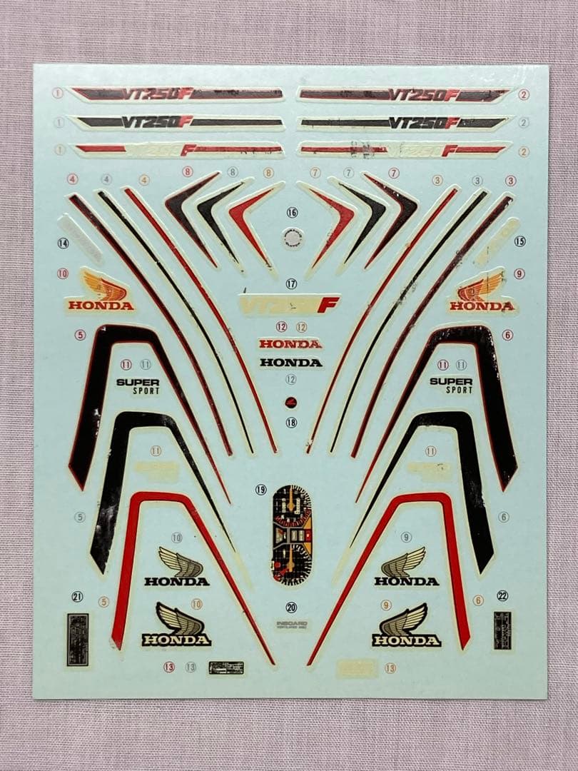 タミヤ１／12オートバイシリーズ ホンダVT250F VF750F 他まとめ