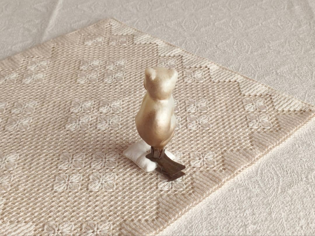 【チョコメルさま】cat ornament ୨୧ しろ猫さん オーナメント d