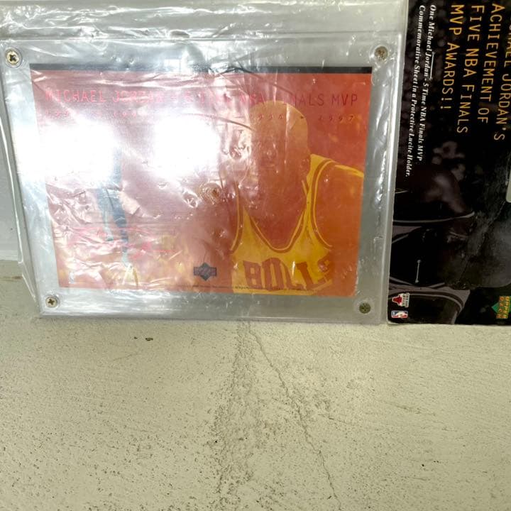 1997年 マイケルジョーダン MVP 記念プレート UPPER DECK