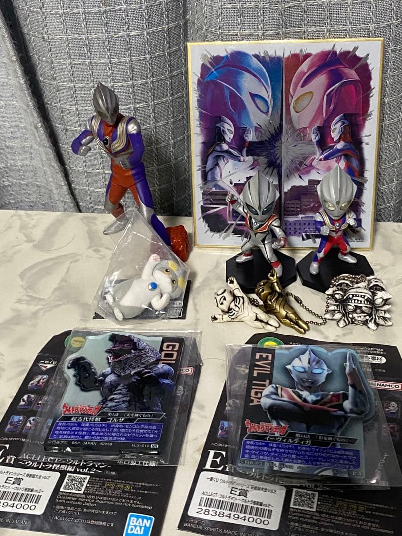 ウルトラマンティガ　イーヴィルティガ ガタノゾーア　ガチャ　フィギュア　一番くじ