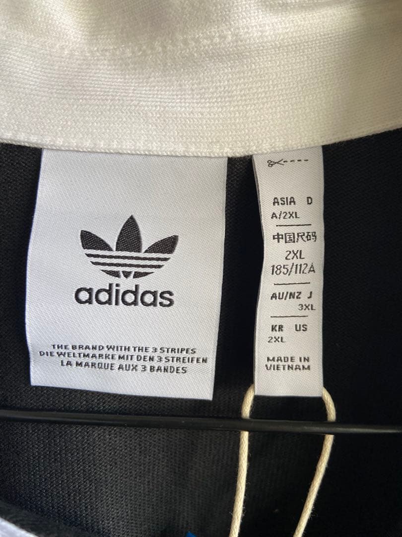 adidas RUGBY POLO LS ブラック 3XL IZ4806