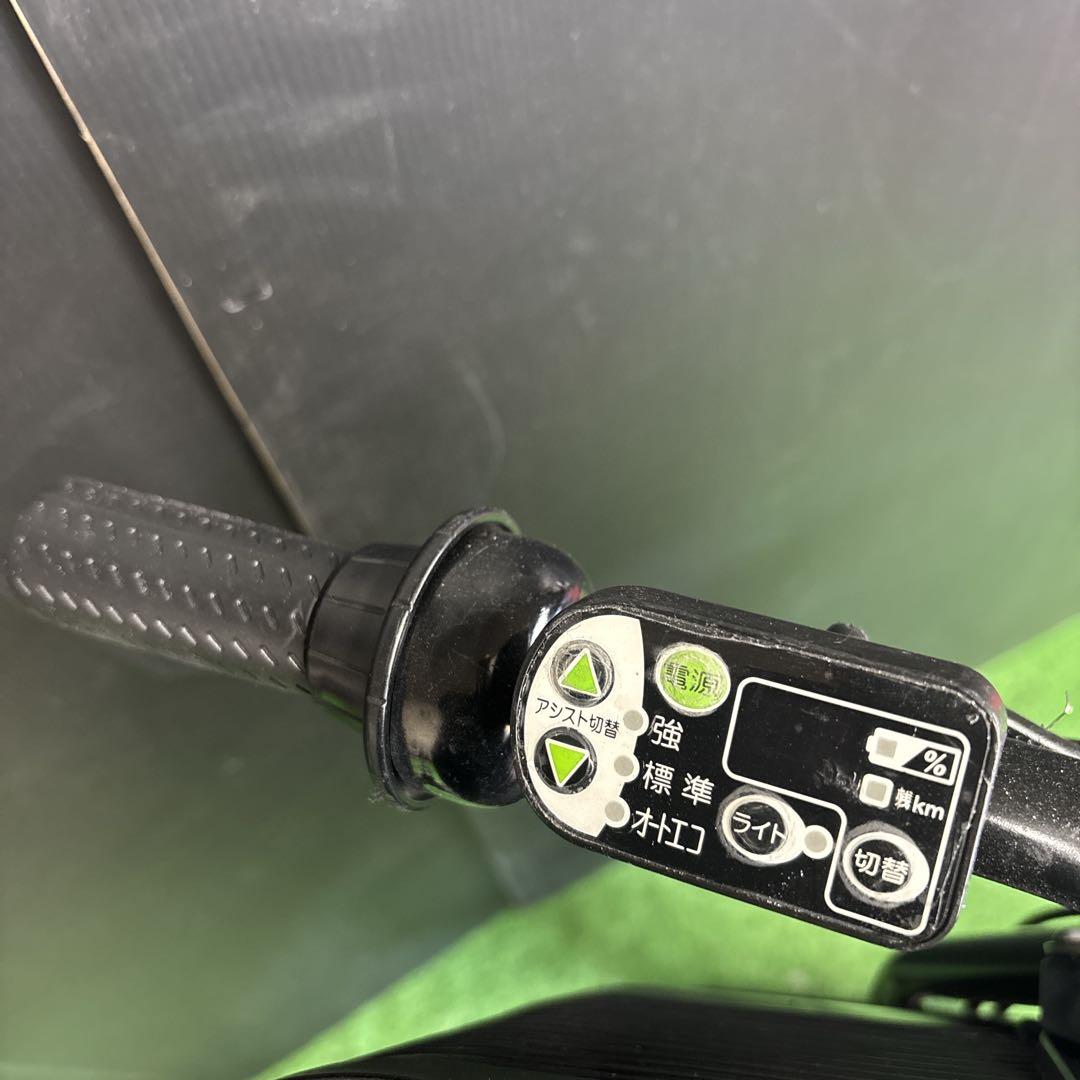 電動自転車 YAMAHA PAS kiss ブラック 3人乗り対応　80★