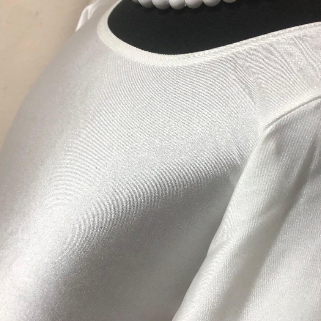 スペイン直輸入★8歳用フラメンコファルダ&レオタードセット 赤白