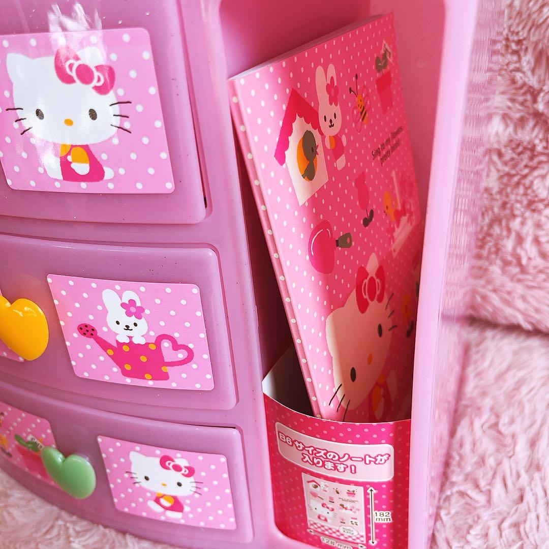 希少レア　ハローキティ　チェスト　ステショナリーセット　平成レトロ　サンリオ