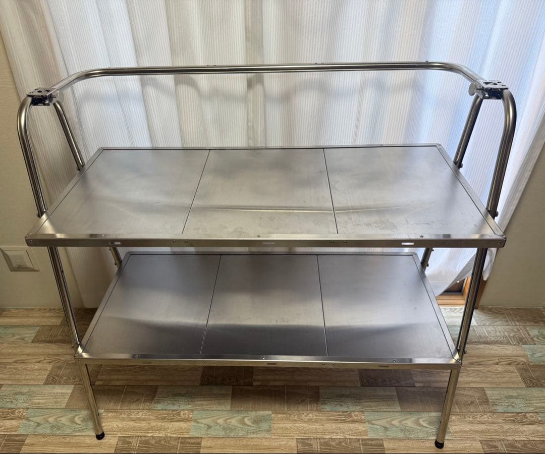  peak(スノーピーク)のステンレスキッチンテーブル