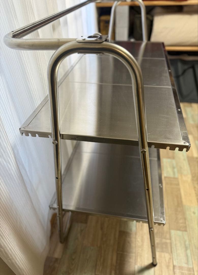  peak(スノーピーク)のステンレスキッチンテーブル