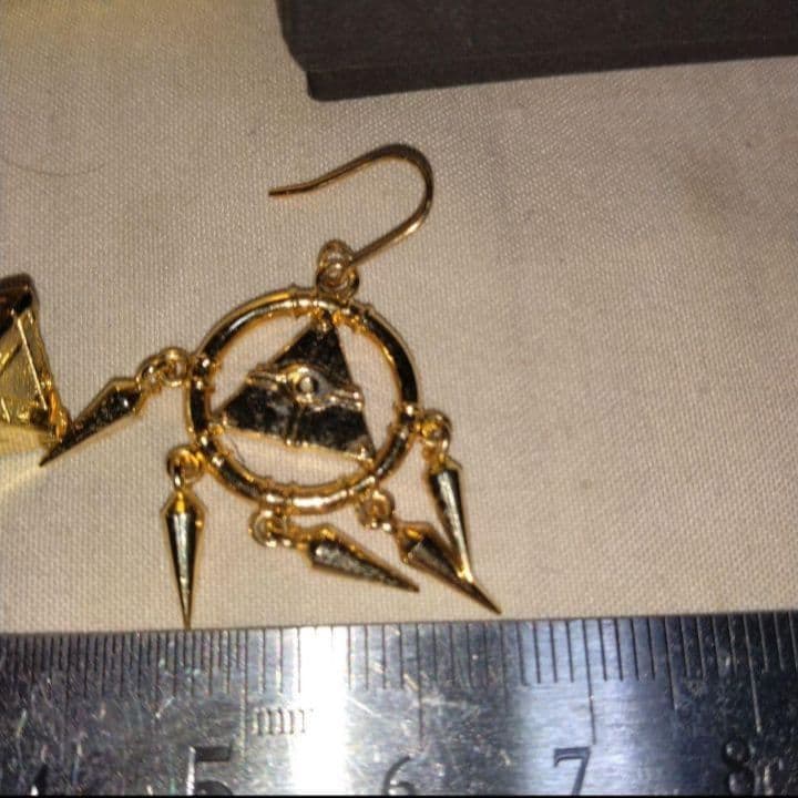 遊戯王　千年パズル　ネックレス　千年リングピアス　公式アクセサリー