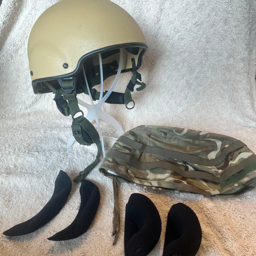 イギリス軍 MK7 ヘルメット MTP カバー付き