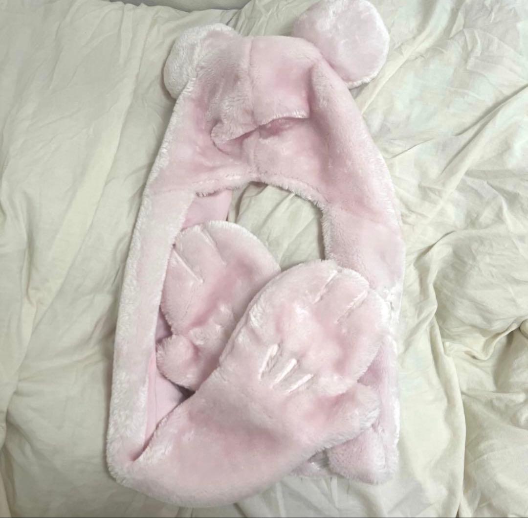 ディズニー ファンキャップ マフラーキャップ ミニー