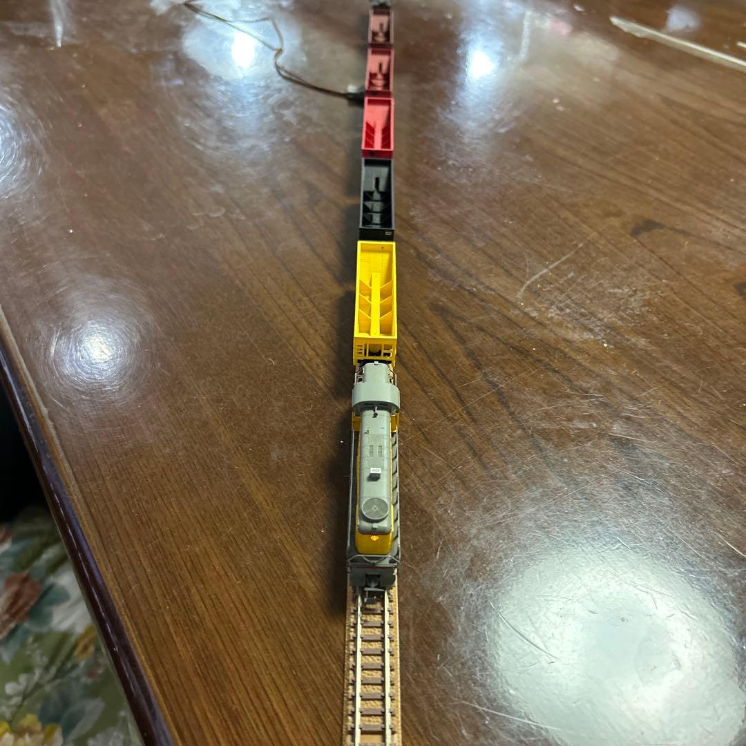 Nゲージ 外国車両鉄道模型 機関車と貨車セット