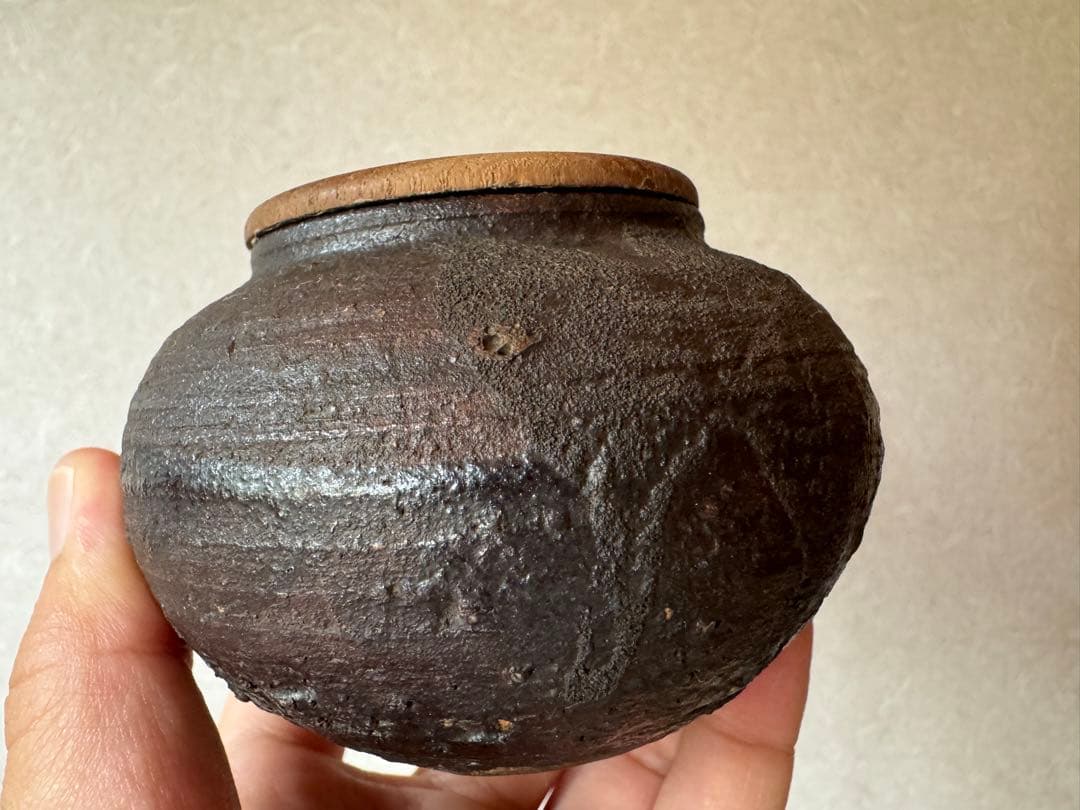 南蛮茶入　鬼住処　大徳寺　茶道具