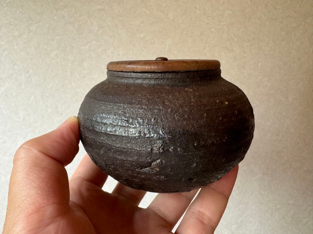 南蛮茶入　鬼住処　大徳寺　茶道具