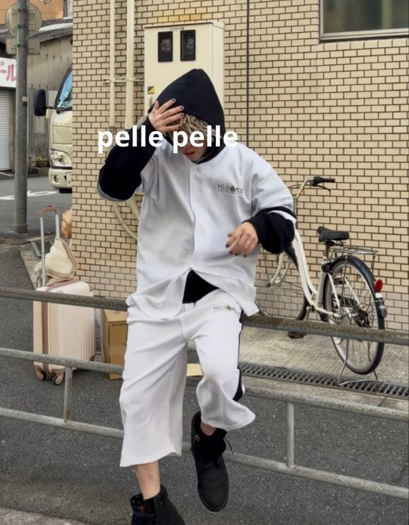 pelle pelle ソーダクラブ　ゲームシャツセットアップ