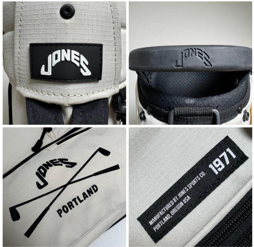 JONES ジョーンズ　スタンドキャディバック➕クラブハウスケース付き