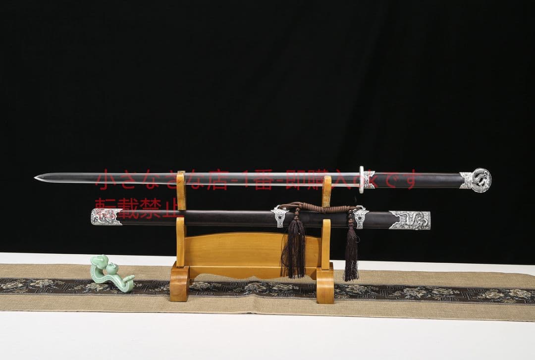 銀竜環首八面剣高マンガン鋼 唐剣  模造刀·模擬刀  居合刀