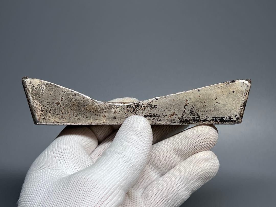 中国古美術　古錢　金属工芸　文鎮　順治年造　官錢局　厚重　コレクション