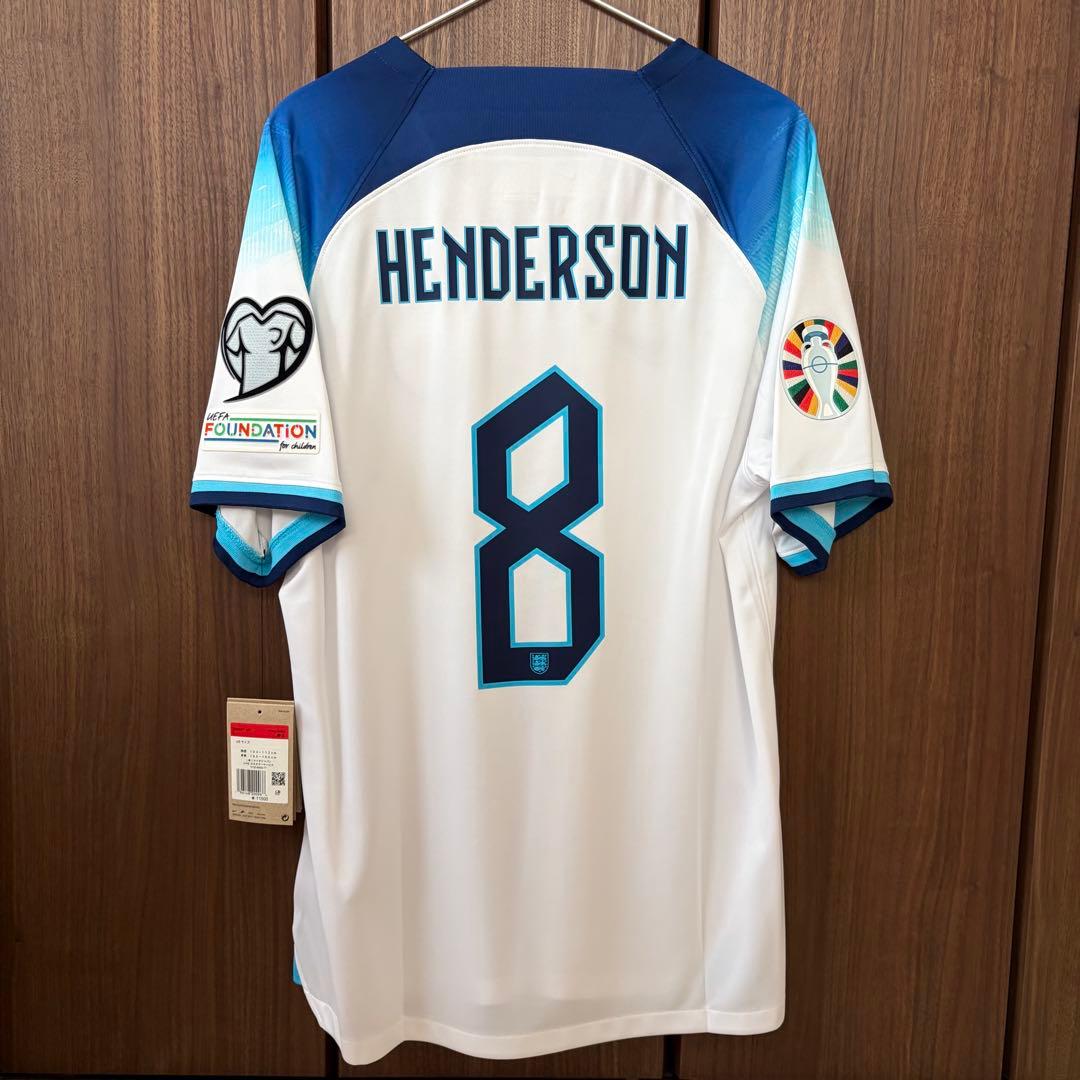 【国内正規品】イングランド　2022ホームユニフォーム　ジョーダン・ヘンダーソン