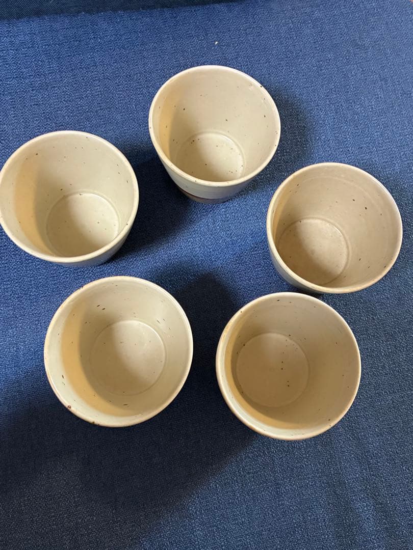 湯呑み蕎麦ちょこ5客 鳩居堂購入　未使用品