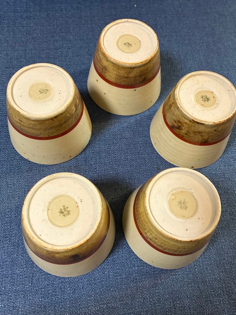 湯呑み蕎麦ちょこ5客 鳩居堂購入　未使用品