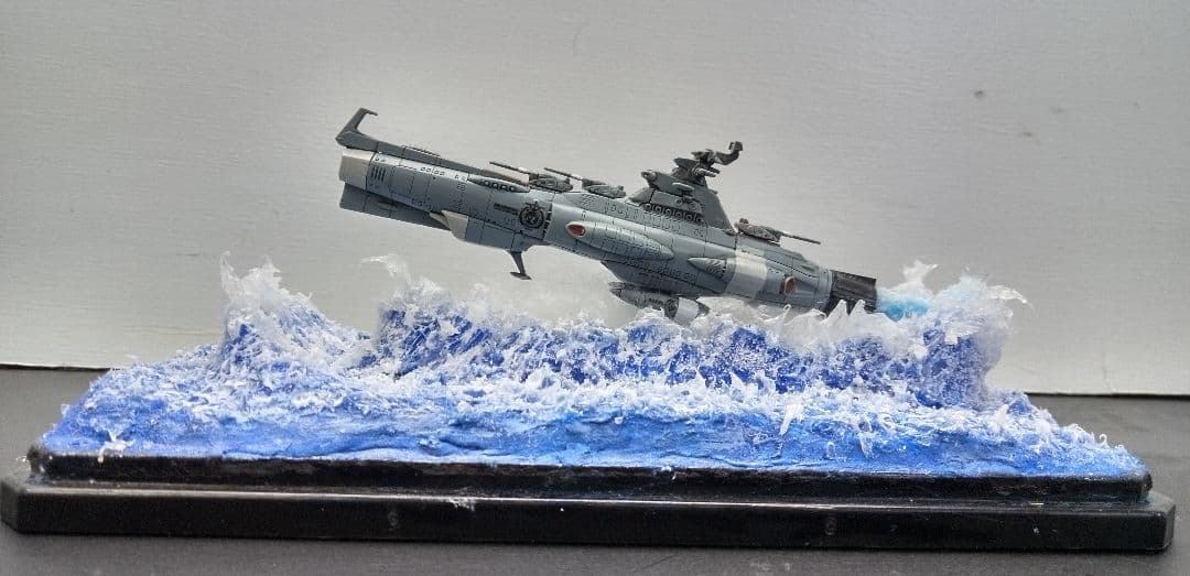 バンダイメカコレ宇宙戦艦ヤマト2202 主力戦艦 ドレッドノートジオラマ完成品