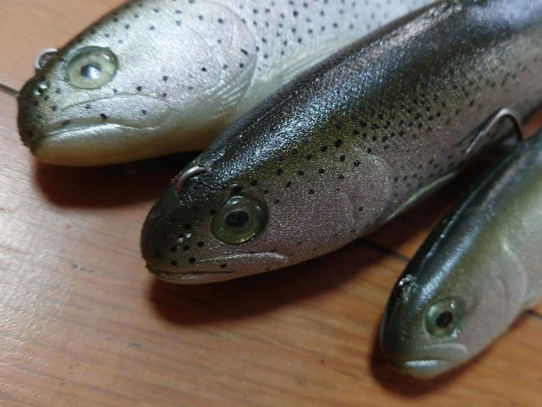 ハドルストン ハドルトラウト 8インチ×2 6インチ×1 オールド