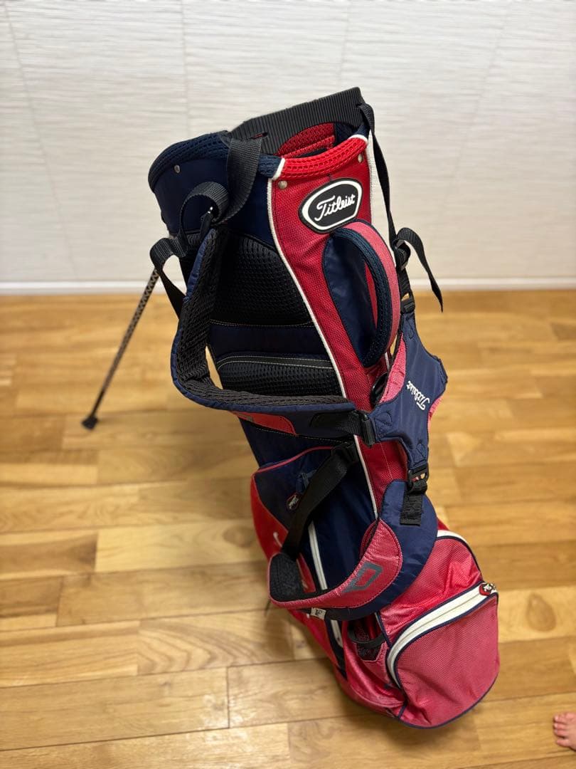 Titleist ゴルフ キャディバッグ 赤 青