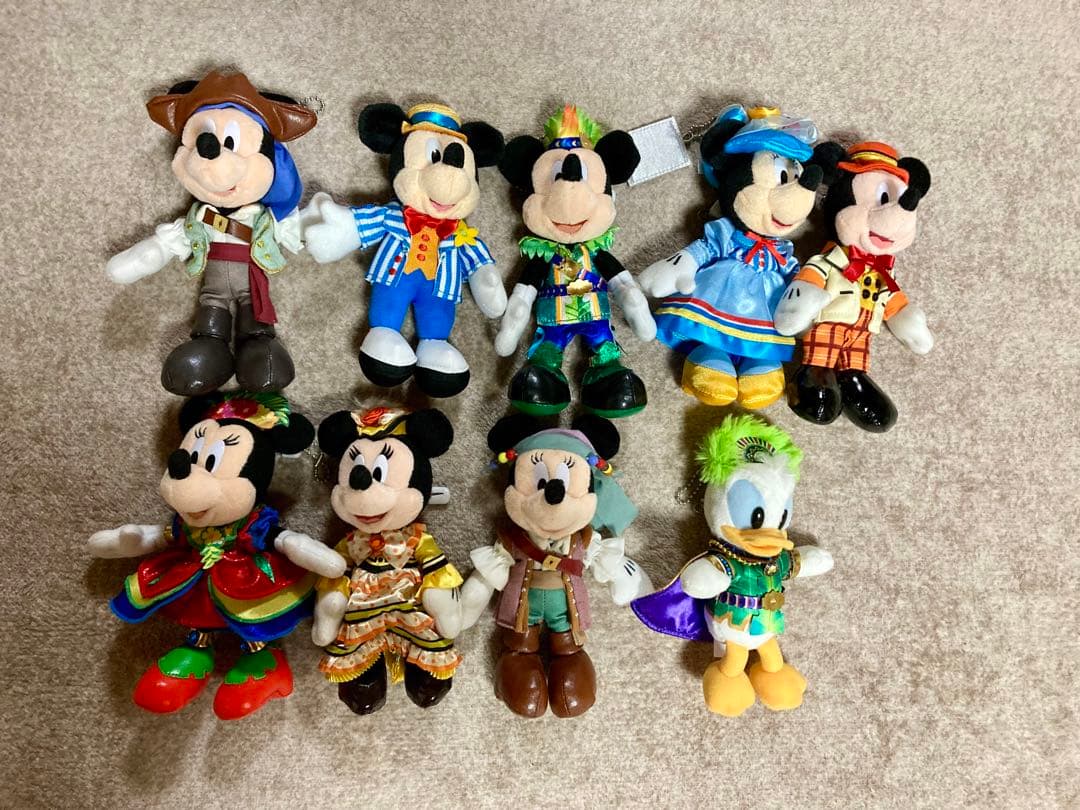 ディズニー マスコット キーホルダー 61点まとめ売り(おまけあり) タグ付き