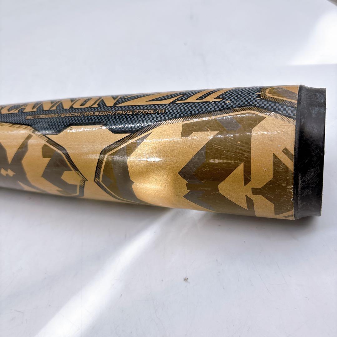 ZETT ブラックキャノンZⅡ 軟式用 BCT35884 バットケース付き