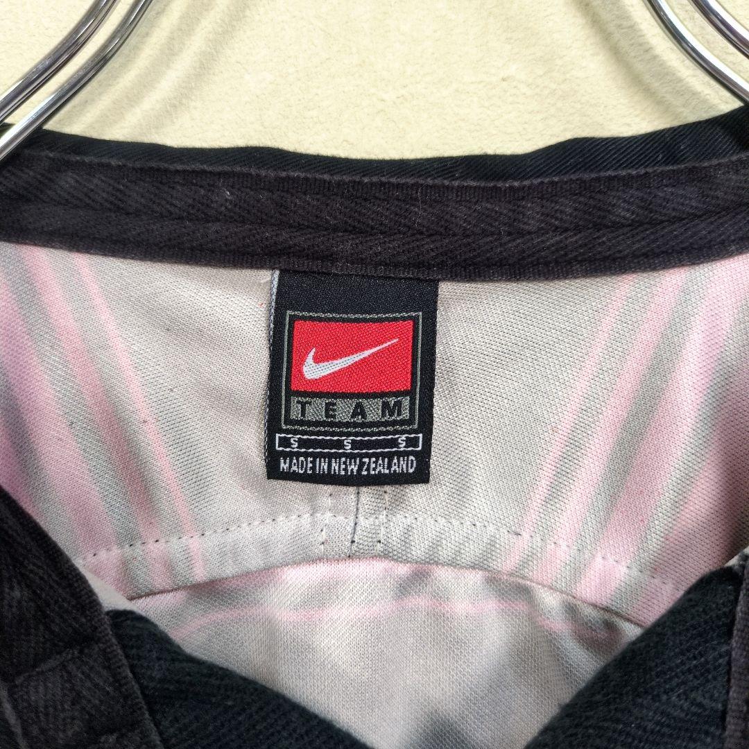 NIKE　ナイキ　ラグビー　ラガーシャツ　ポロシャツ　ニュージーランド　S