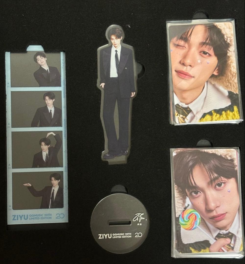 梓渝 QQ音楽20年記念ミュージカルボックス＋逆愛カード