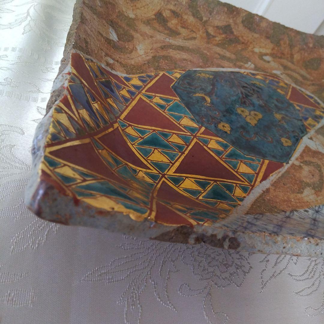 九谷焼 山本長左 飾皿 角皿 工芸品