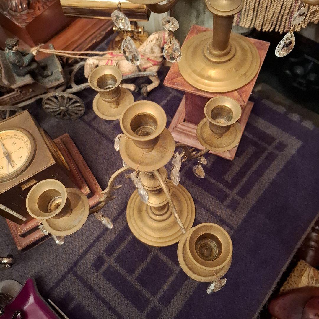 No.仏蘭西館 西洋アンティーク　燭台　シャンデリア　骨董品