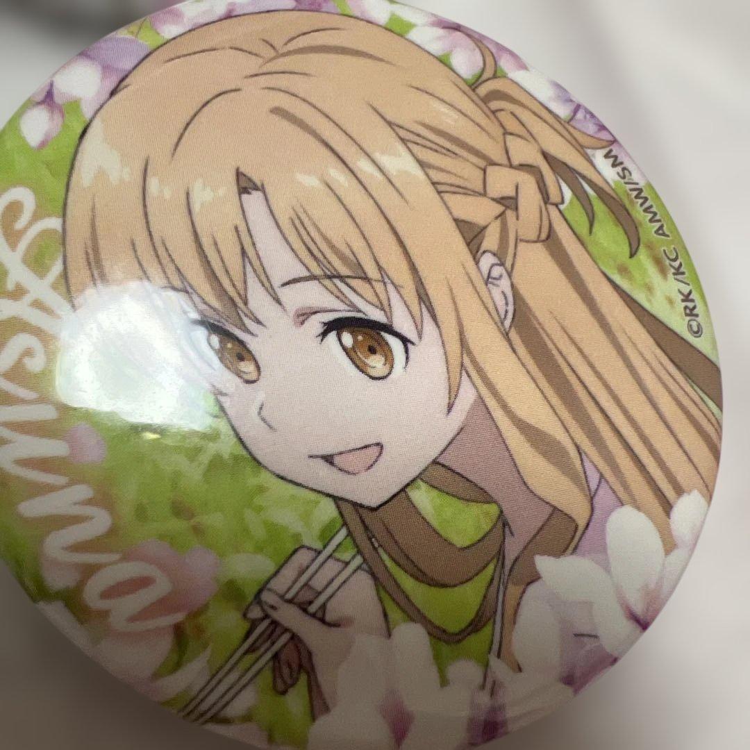 ソードアート・オンライン オーディナルスケール キリト アスナ 缶バッジ