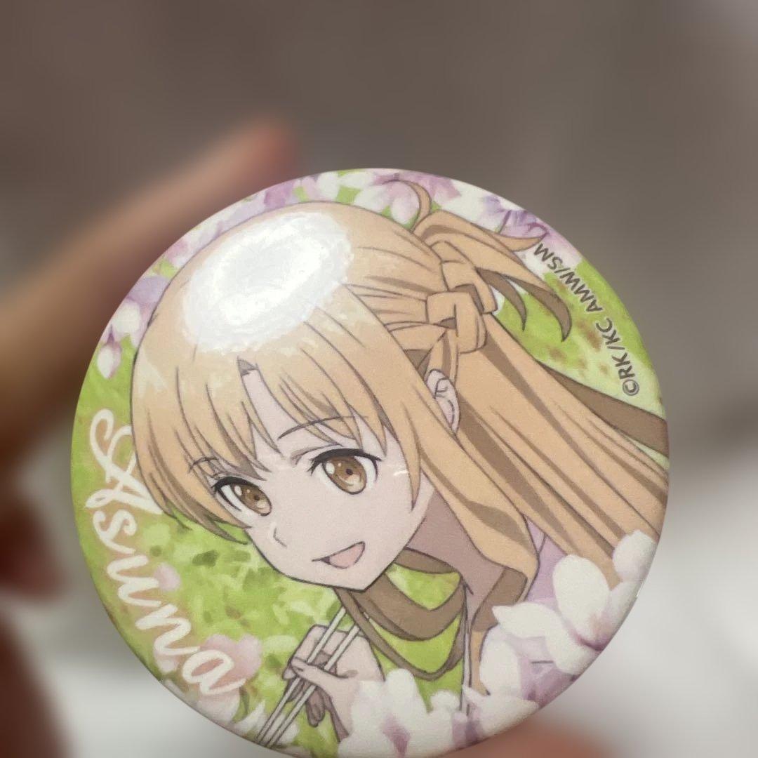 ソードアート・オンライン オーディナルスケール キリト アスナ 缶バッジ