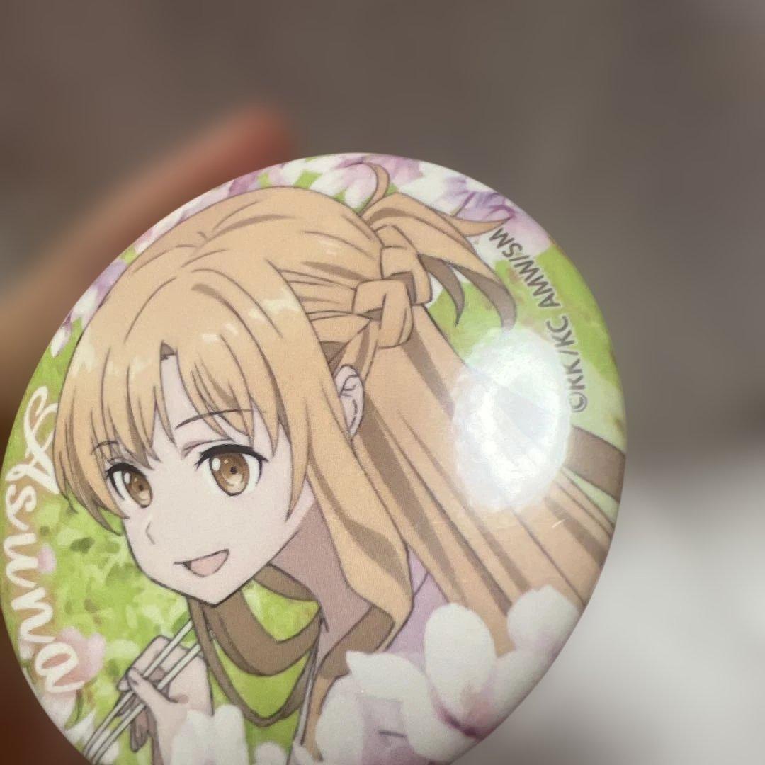 ソードアート・オンライン オーディナルスケール キリト アスナ 缶バッジ