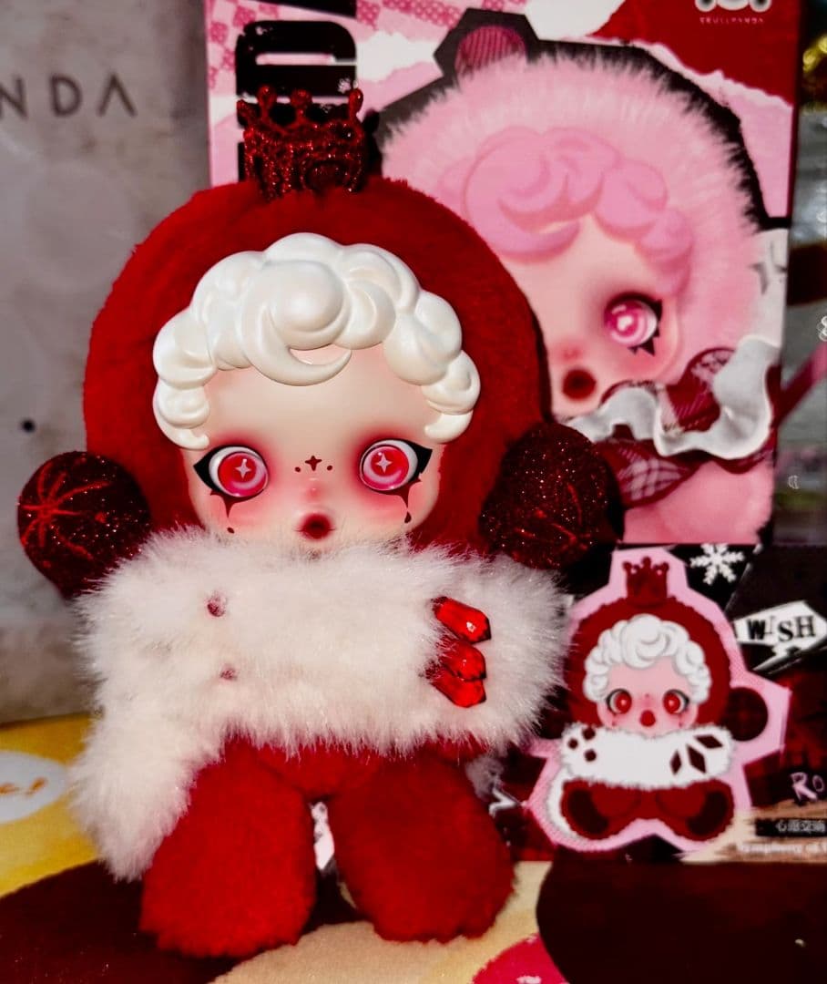 POPMARTスカルパンダWinter Symphonyぬいぐるみ シークレット